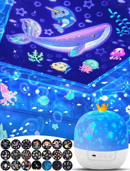 🎁Ocean World LED Rotating Projector Night Light