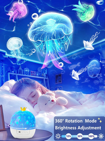 🎁Ocean World LED Rotating Projector Night Light