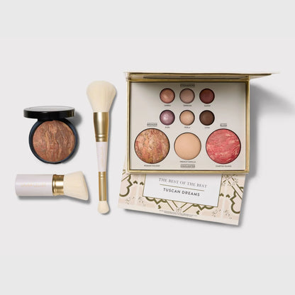 🔥 ULTIMATE All-In-One Full Face Glam! 12H Flawless Long-Last, Super Blendable & 3-Minute Makeup for Beginners!|✨Tuscan Dreams Baked Makeup Palette