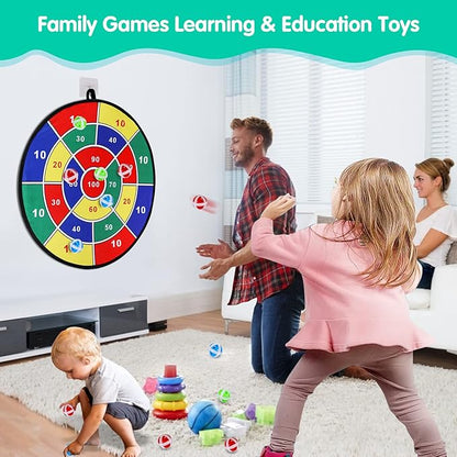 🧒👪"Little Hands, Big Bullseyes — 🎯The Safe & Fun Dart Set Built for Kids Who Love a Challenge."
