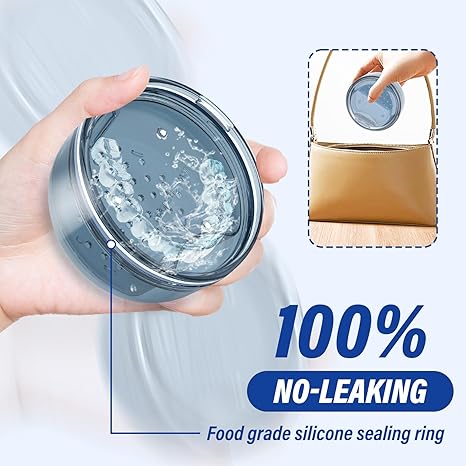 🧼Denture Case Retainer Cleaning Case: ✅ 2 in 1 Retainer Case,No-Leak, Complete Clean Care