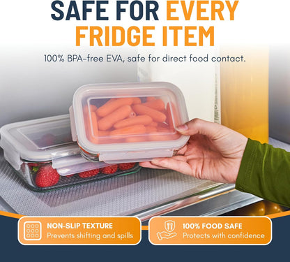 🔥🔥🔥 FOMONEST™ Fridge Liner Mats — 🧊Waterproof, Washable and Trim-to-Fit