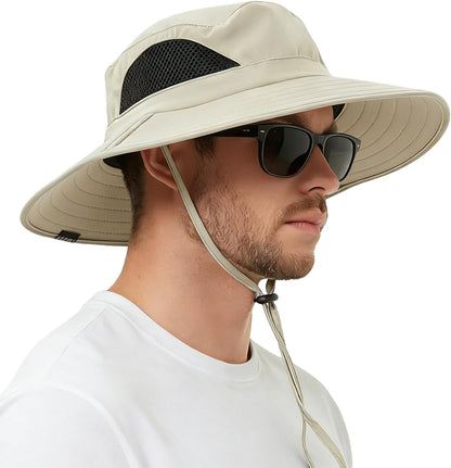 ☀️ Wide Brim Bucket Hat |  Sun Protection – 🔥Lightweight & Packable Fishing Hat