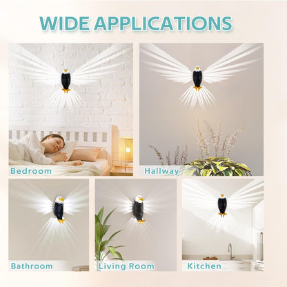 USA 250th Anniversary Bald Eagle Magnetic Wall Light – Limited Edition 🇺🇸🦅✨