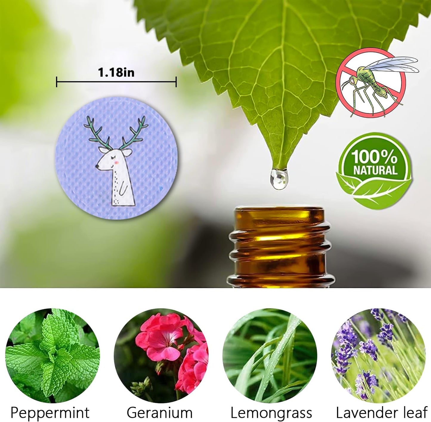 Super Cute Cartoon Mosquito Repellent Patches for Kids & Adults——Outdoor Protection  1 Sheet Lasts 12H