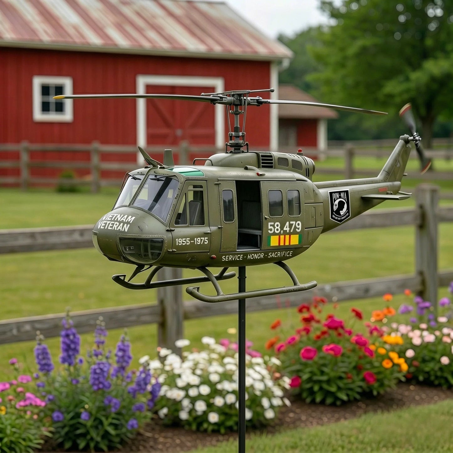 ✈️Last Day Promo: 49% OFF 🎖️-Vietnam Veteran UH-1 Helicopter Wind Spinner- ✈️Buy 2 Free Shipping Today!