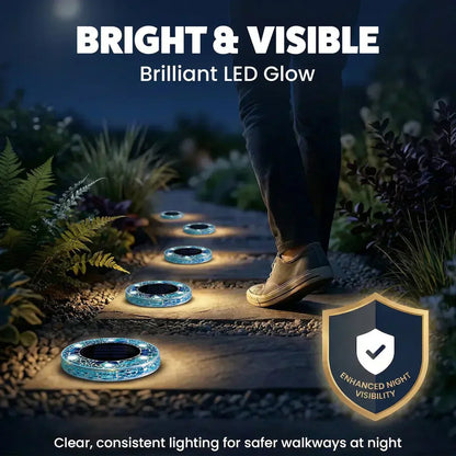 ⏰ Limited Time: 60% OFF!🛋️Solar Mosaic Lights – Waterproof LED Pathway Lights with Auto On/Off