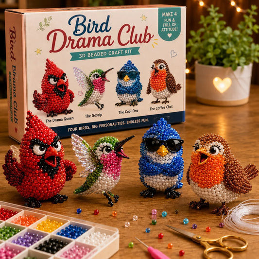 🔥LAST DAY 60% OFF - 🧵✨ Creative Beaded Mini World 3D DIY Kit Collection