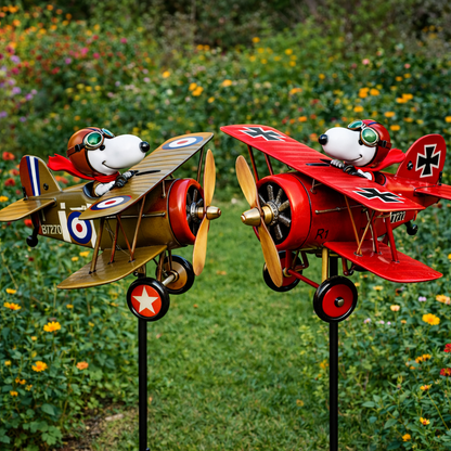 🔥 50% OFF Today — Aviator Dog Garden Windmill | The Cutest Spinning Yard Decor! 🌀
