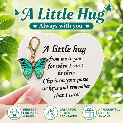 🦋Elegant Butterfly Charm with Warm Card