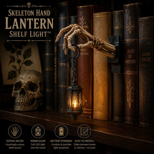 💀Skeleton Hand Lantern Shelf Light™