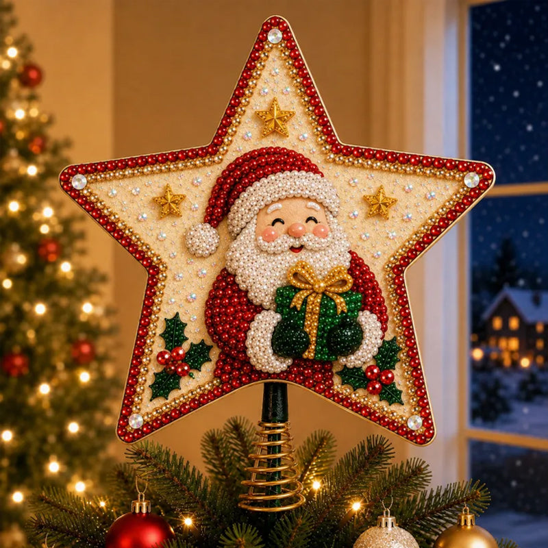 DIY Diamond Painting Christmas Tree Topper