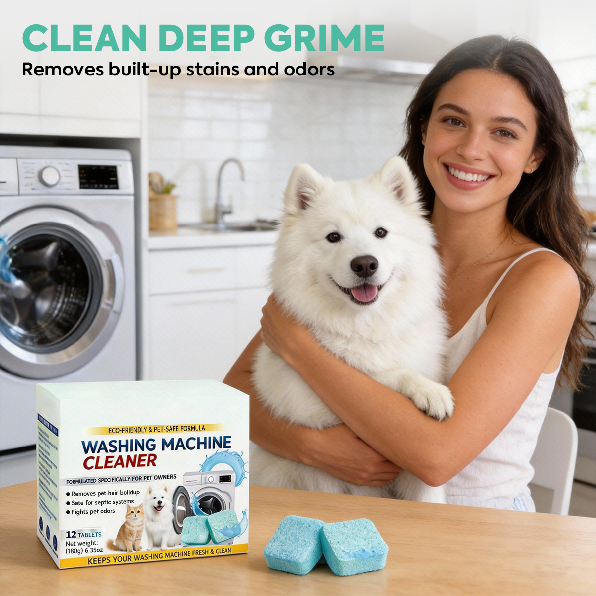 🫧Eco Washer Cleaner: Beat Pet Odors🐶🐱