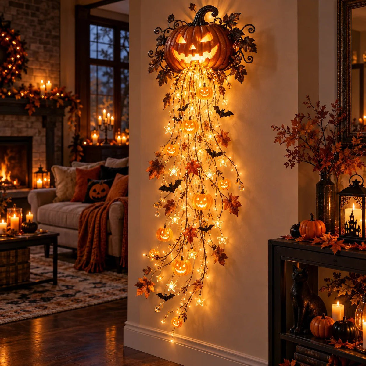 ✨49 % Rabatt✨ Elegante Kollektion von Halloween-Wandleuchten mit Wasserfall-Effekt