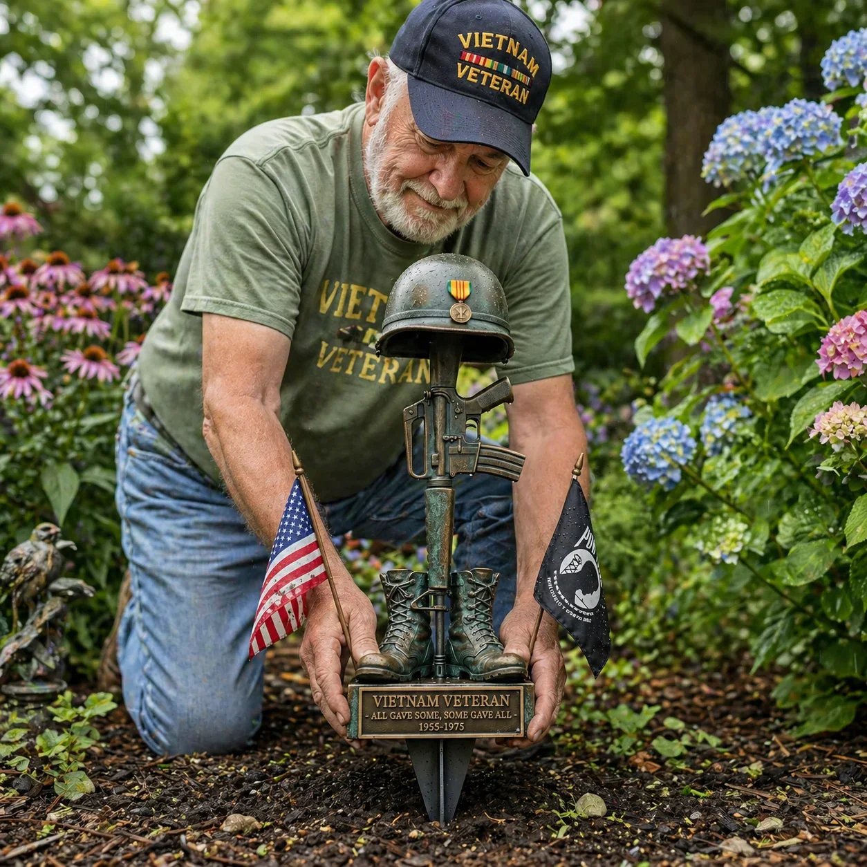 🔥LAST DAY 50% OFF - 🎖️Vietnam Veteran Tribute Garden Stake