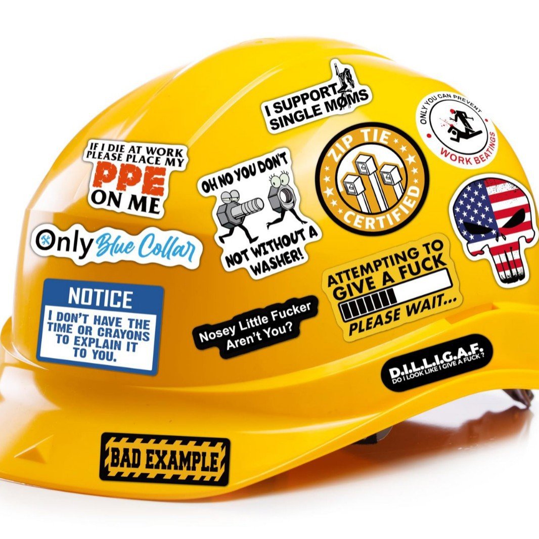 🔥2026 Spring Sale - 150Pcs Blue Collar Funny Stickers 👷‍♂️
