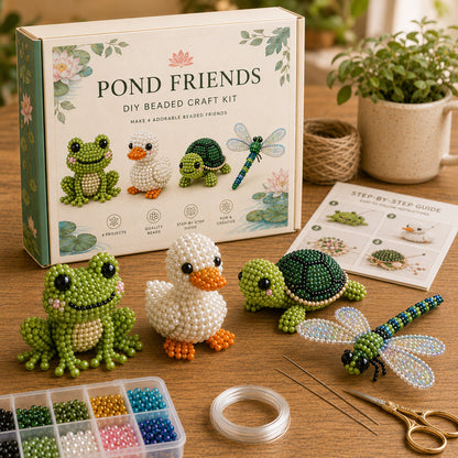 🧵🐦 3D Beaded Animal DIY Kit | Perfect Gift for Craft & Animal Lovers ✨