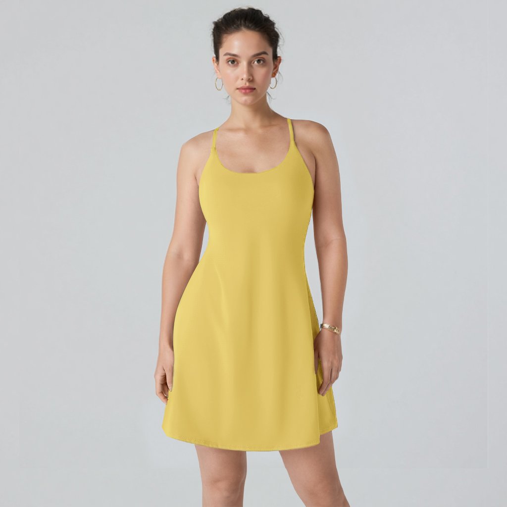 🌈Athletic Dress with Unique Built-in Shorts✨