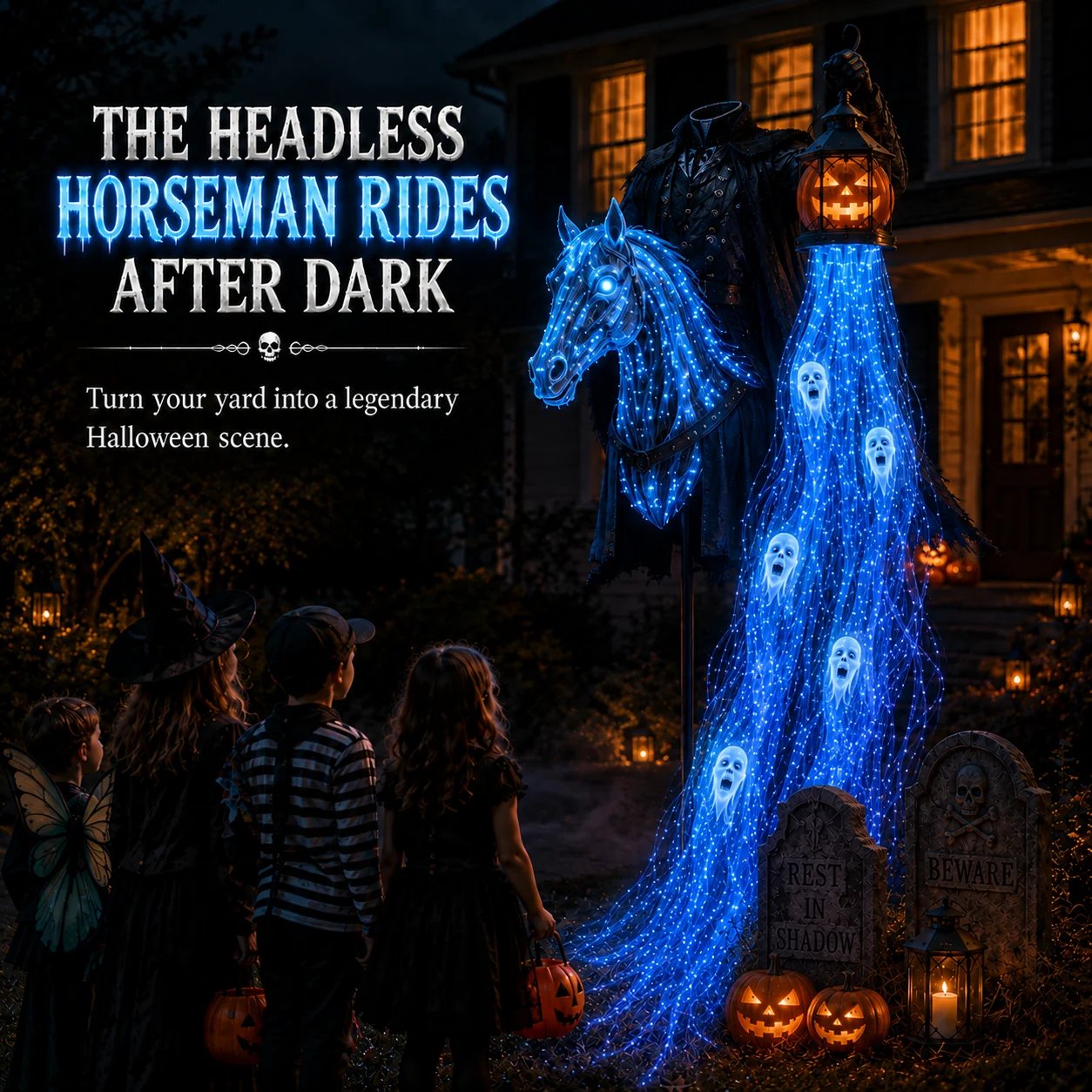 🔥 Today Only: 49% OFF 🎁Animated Halloween Soul Harvester Garden Light Collection💀