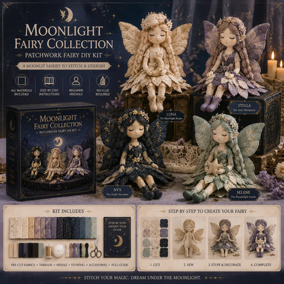 🔥LAST DAY 50% OFF - 🧚A Fairy Tale You Can Stitch – DIY Patchwork Fairy Doll Collection🧵Buy 2 Free Shipping