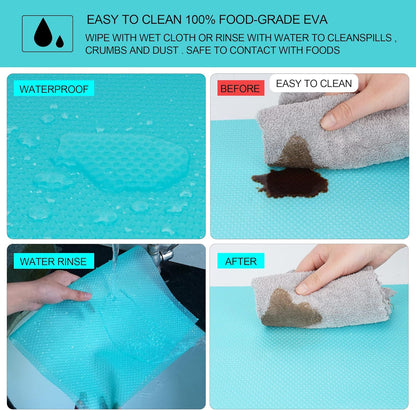🔥🔥🔥 FOMONEST™ Fridge Liner Mats — 🧊Waterproof, Washable and Trim-to-Fit