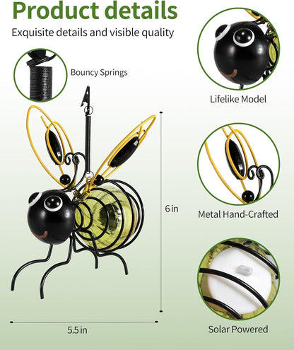 🐝Solar-Powered Hanging Bee Light⏰Limited Time Offer🎁 Buy 1 Get 1 Free