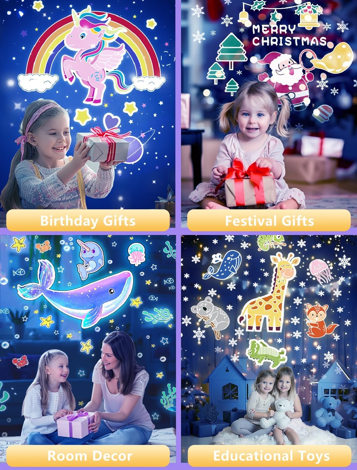 🎁Ocean World LED Rotating Projector Night Light