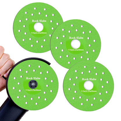 4.5" Diamond Disc for Rock Slabs 🪨 Ceramic · Tile · Marble · Granite 💎 Vacuum Brazed · Ultra-Thin 🔧 Angle Grinder · Bench Grinder · Die Grinder