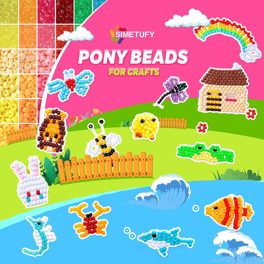 🔥🔥🔥Pony Beads DIY Kit⏰2026 Special Offer: Buy More, Save More — 50% OFF for a Limited Time