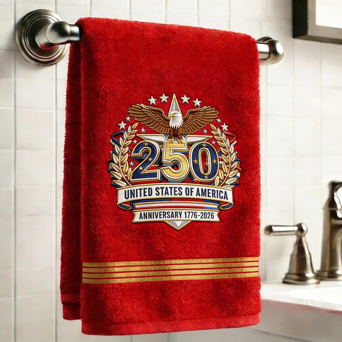 🎆🎉250th Anniversary Commemorative Towel | A Tribute Woven in Thread