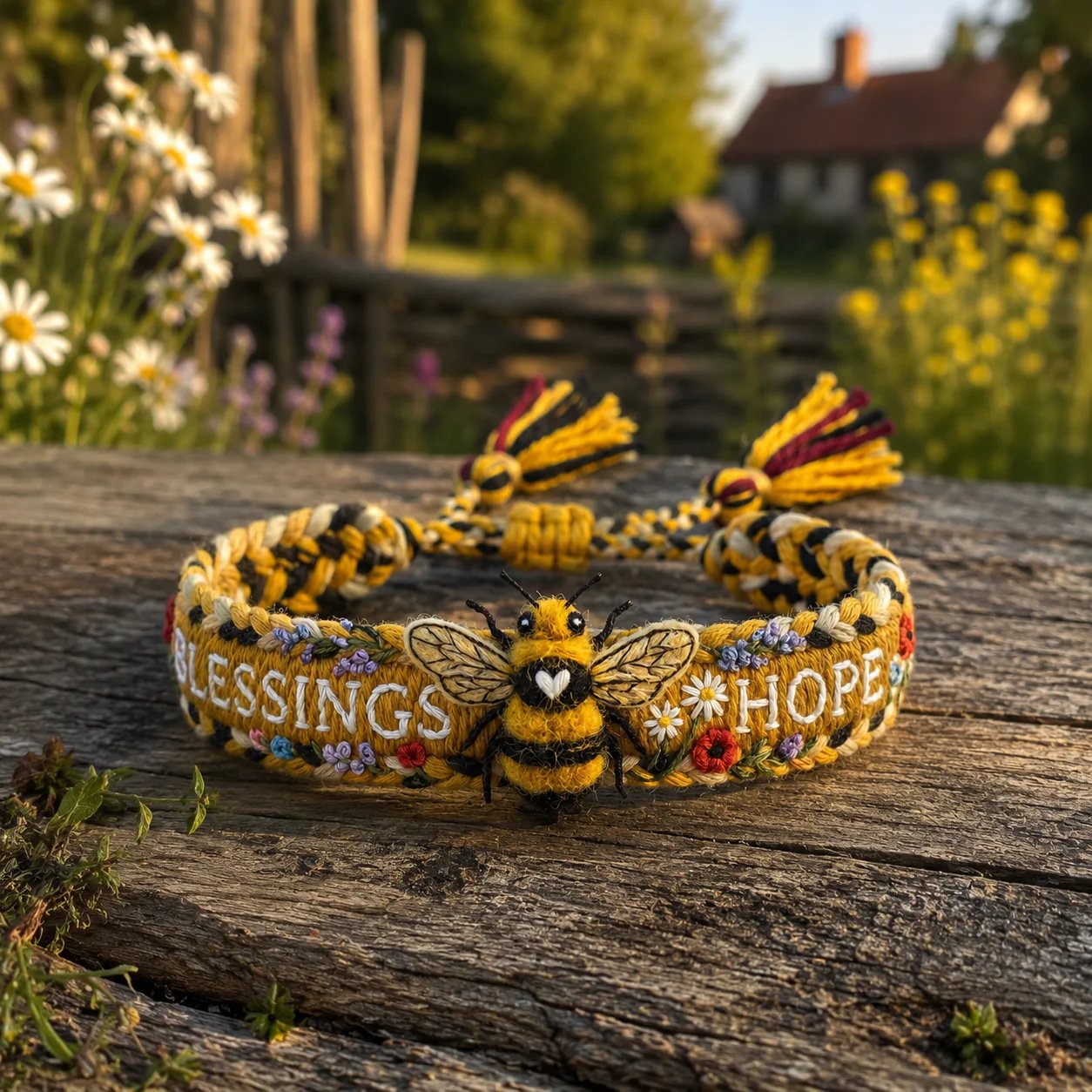 🌼 Blessings & Hope 🐝 2026 Limited Edition Handmade Woven Bracelet