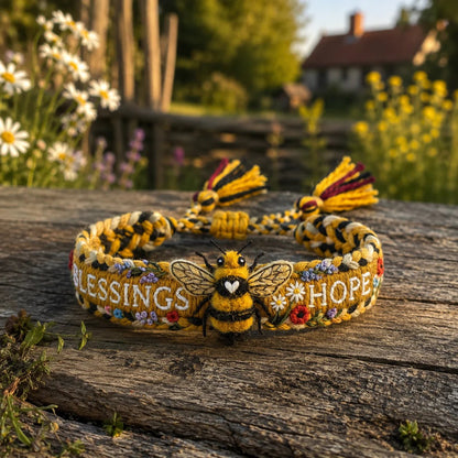 🌼 Blessings & Hope 🐝 2026 Limited Edition Handmade Woven Bracelet