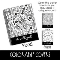 🌸 Floral Color-the-Cover 🎨