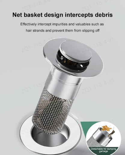 🔥Universal 2-in-1 Bathroom/Kitchen Sink Stopper