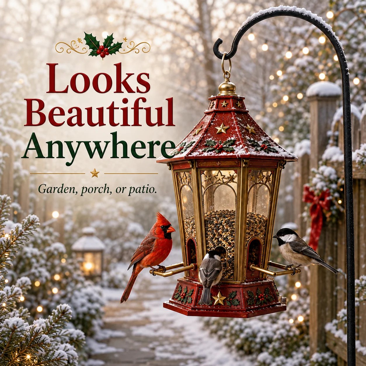 ⛄️🎁Christmas Bird Feeder Collection™ – Festive Hanging Garden Feeders for Wild Birds