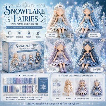 🔥LAST DAY 50% OFF - 🧚A Fairy Tale You Can Stitch – DIY Patchwork Fairy Doll Collection🧵Buy 2 Free Shipping