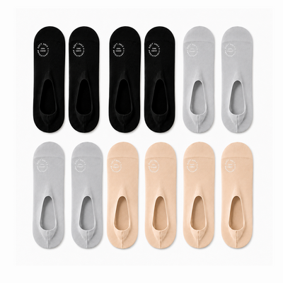🔥 6 Pairs (2 Black + 2 Gray + 2 Nude) - DAILY ROTATION (BEST VALUE) / One pair isn’t enough. Grab a few and never go back to regular socks