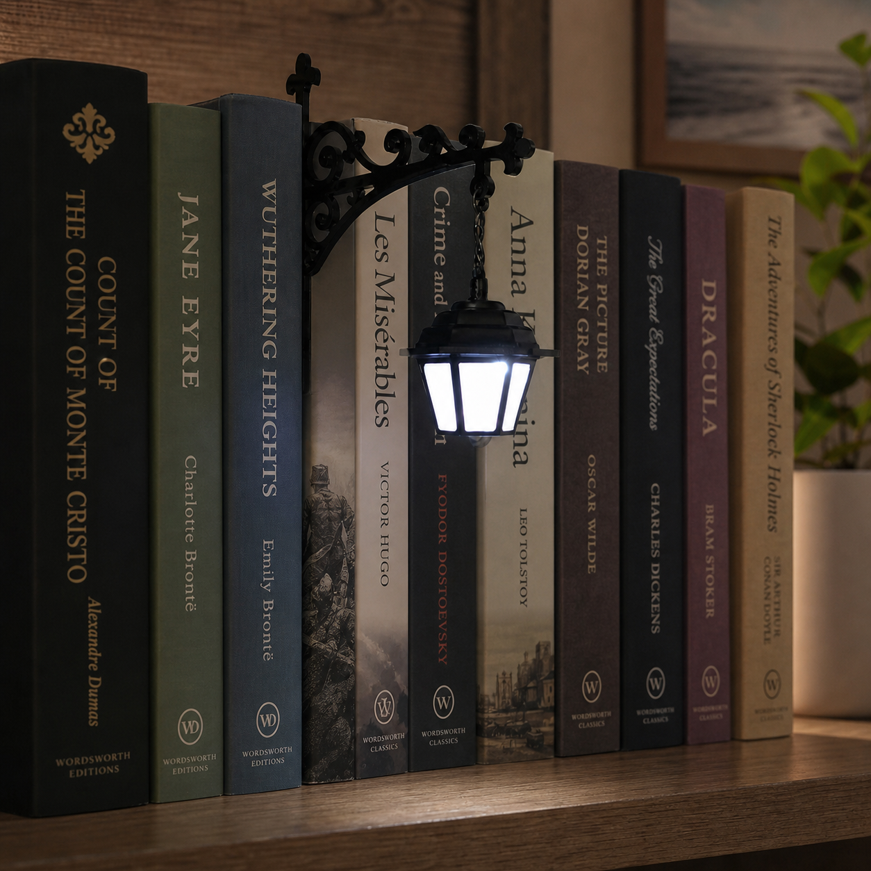 Ghost Bookshelf Lantern
