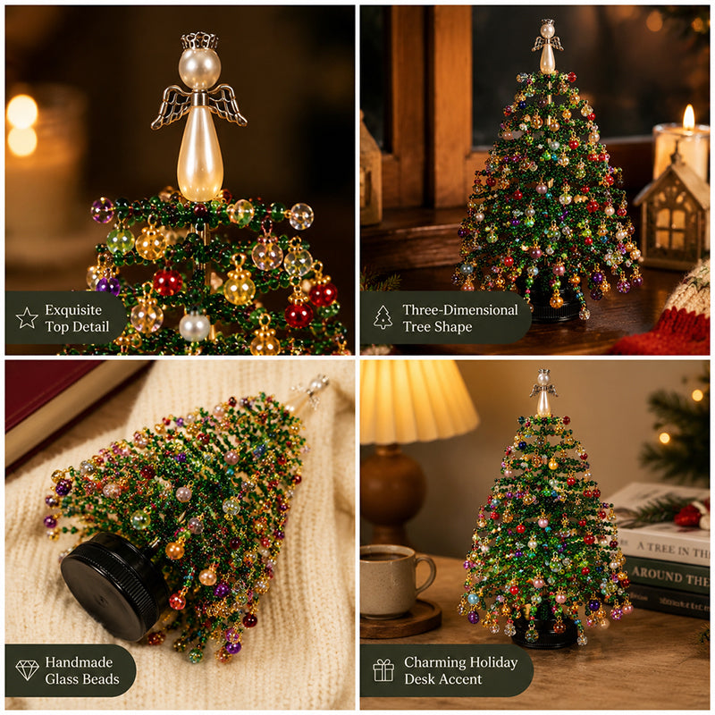 🎄✨ DIY Beaded Christmas Tree Kit – 🎅Create Your Own Sparkling Holiday Decoration