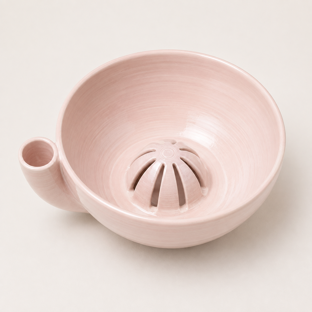 Handmade Ceramic Swirl Berry Bowl | Gentle Swirl Rinse & Drain Bowl for Strawberries, Blueberries & Small Fruits