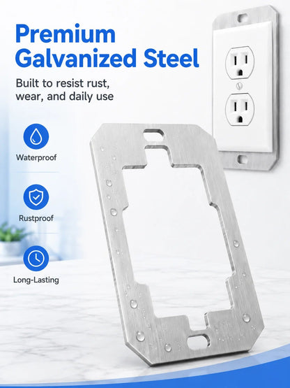 🛠 Outlet Repair Spacers – Easy Fix for Loose, Crooked & Recessed Outlets