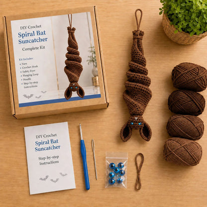 🦇 Kit de bricolage pour girouette chauve-souris au crochet 🎃
