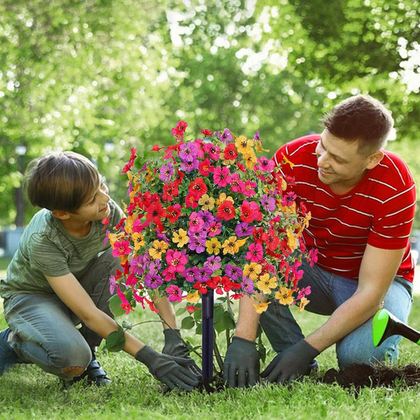 💐Outdoor/Indoor UV Resistant & Waterproof Artificial Flower Decor⏰ Limited-Time Offer🎁 Buy 3 Get 2 Free