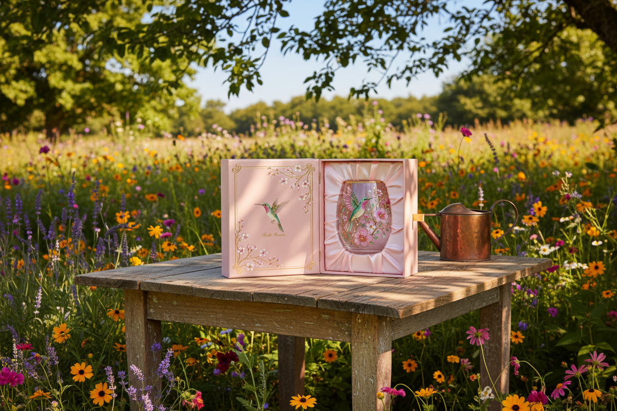 410ML / 🦜 Hummingbird Garden of Hope Stemless Cup / BUY 1(Save 37%)