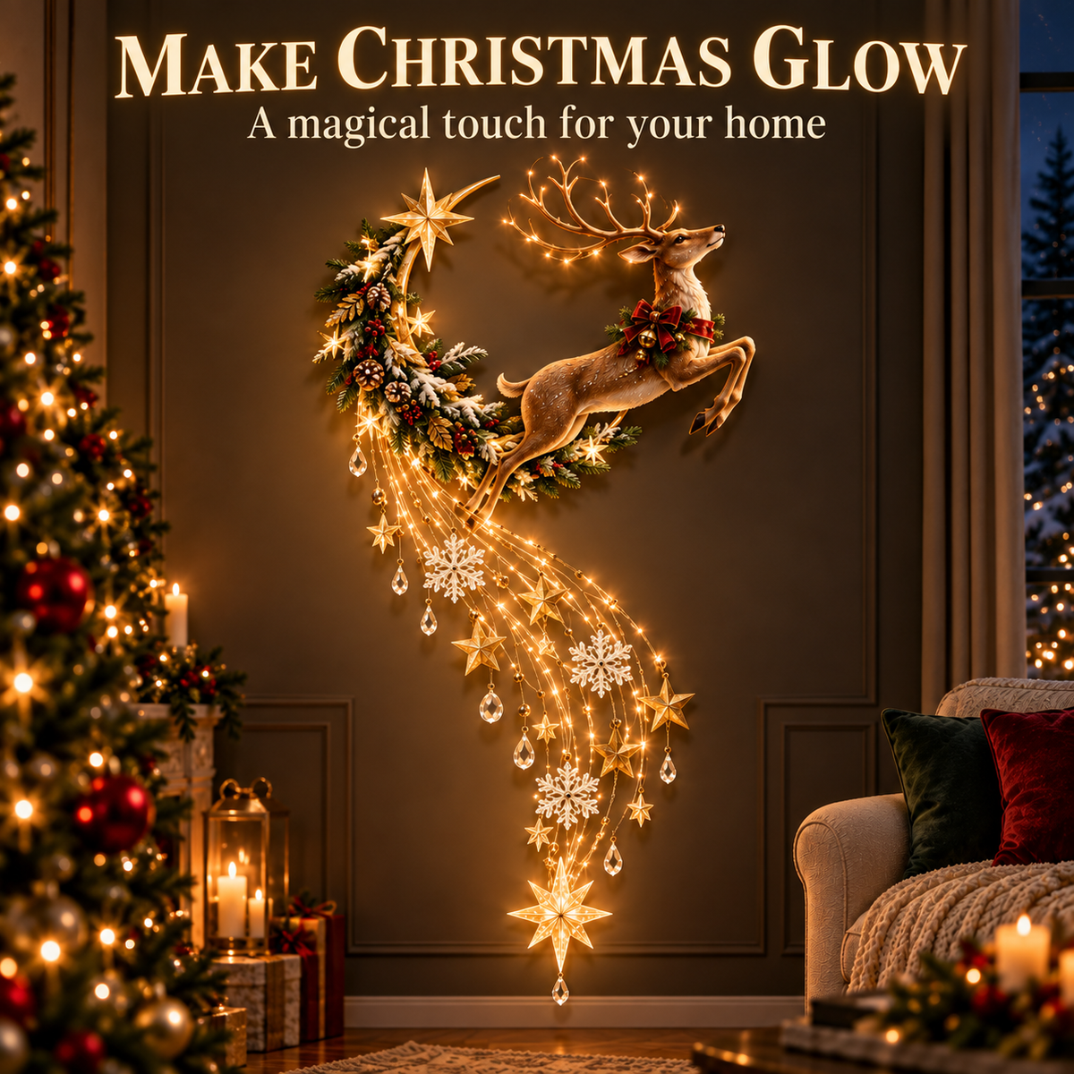 🎄✨ Turn Any Wall Into Christmas Magic! ✨🎁