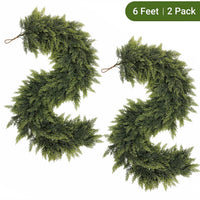 6FT Artificial Cedar Garlands