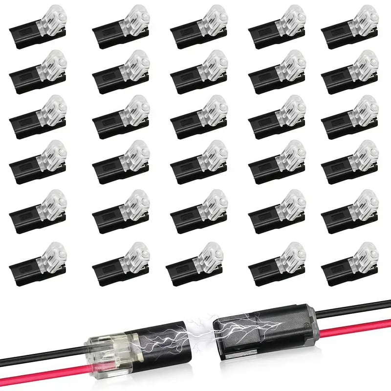 Double-Wire Plug-in Connector Led Light Strip Connectors 1/2/3Pin 🔌🔌🔌