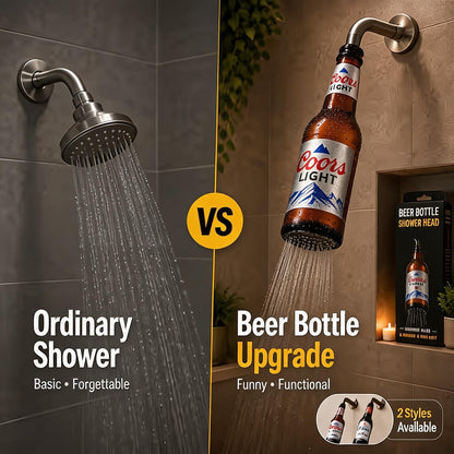 Beer‑Bottle Novelty Shower Head 🍻🚿