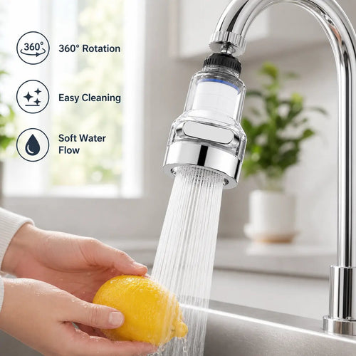 360° Rotating Faucet Aerator with 3 Water Modes
