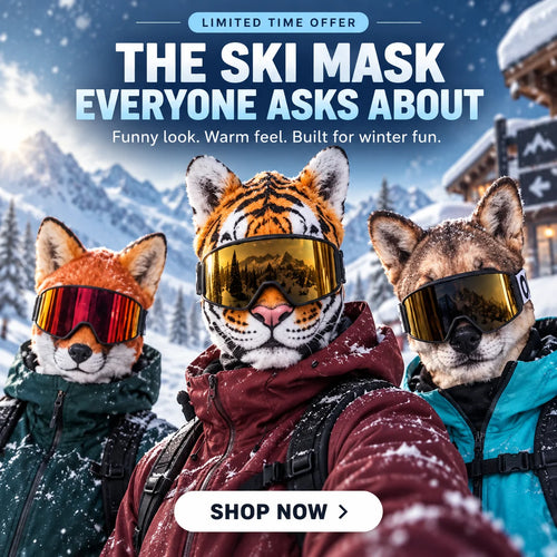 🦊 50% OFF Animal Face Ski Mask – The Funniest Winter Balaclava Everyone Will Ask About